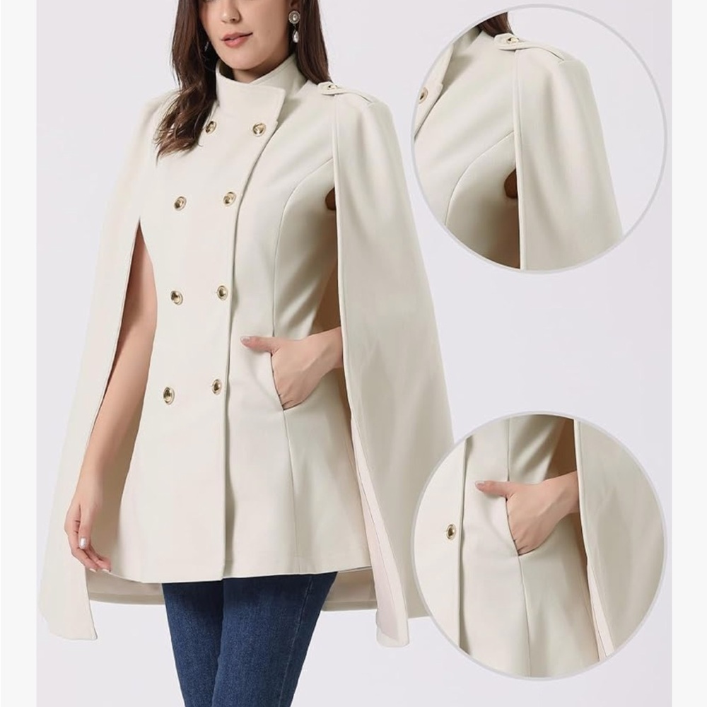 New Cloak Cape Vest in Camel Size XL - Picture 4 of 16